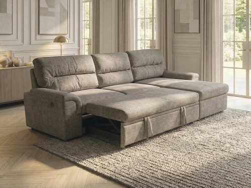 Verona dark grey fabric rhf - dark,