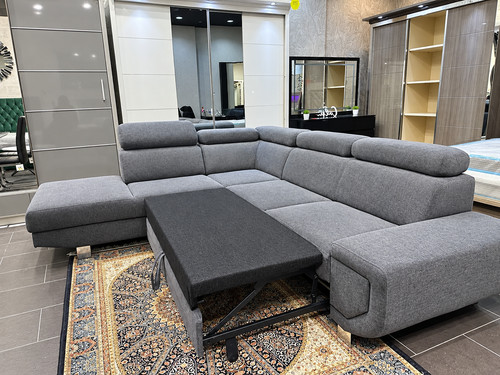 Artic grey corner sofa - sofa, bed