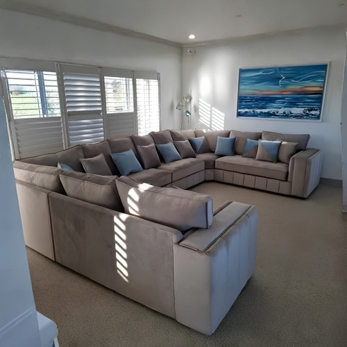 Shape corner sofa - u-shape, beige