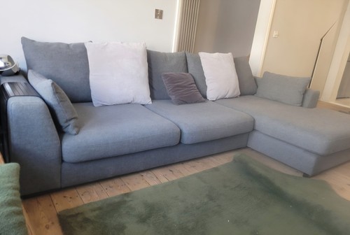 Dfs grey acrylic blend fabric - blend,