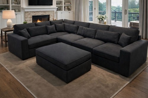 Luxury ruby corner sofa - ruby, |