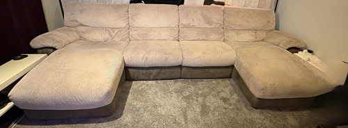 Harvey beige fabric corner - beige,