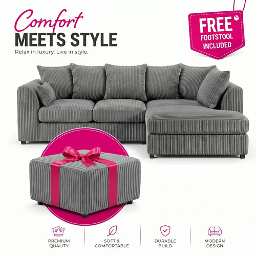 Corner sofa jumbo - sofa, &