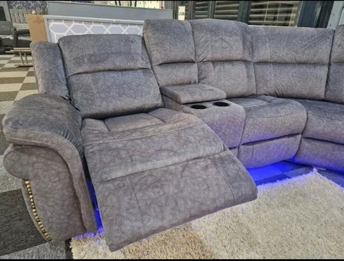 Luxury grey corner sofa - corner,