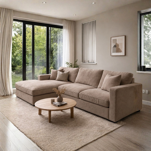 New ruby corner sofa full - new,