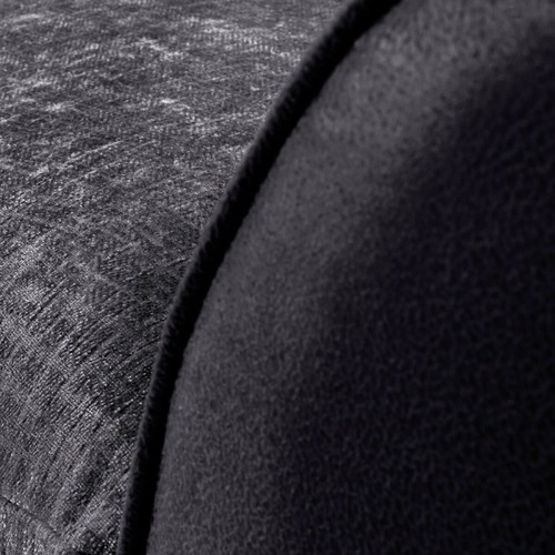 Fabric corner sofas black grey - sofas,