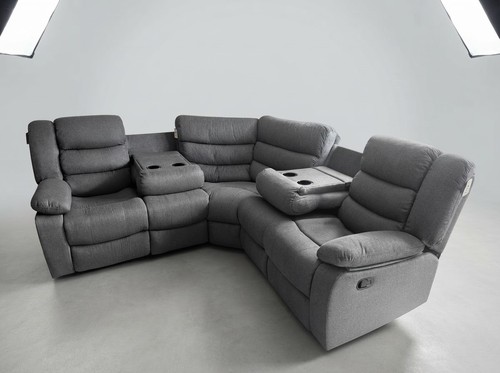 Grey fabric corner - fabric,