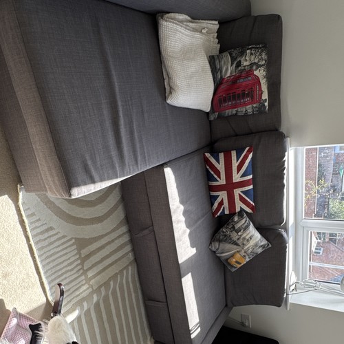 Ikea grey fabric - grey,