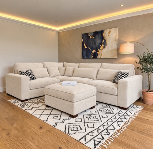 Luxury ruby corner sofa - luxury|, |