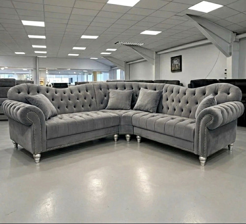Elegance grey velvet 2c2 - velvet,