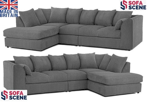 Jumbo cord corner sofa - jumbo, set