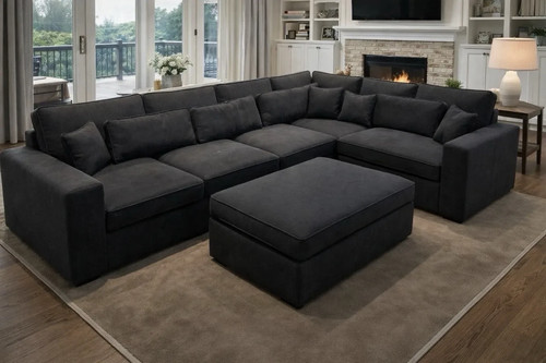 Luxury ruby corner sofa - corner,