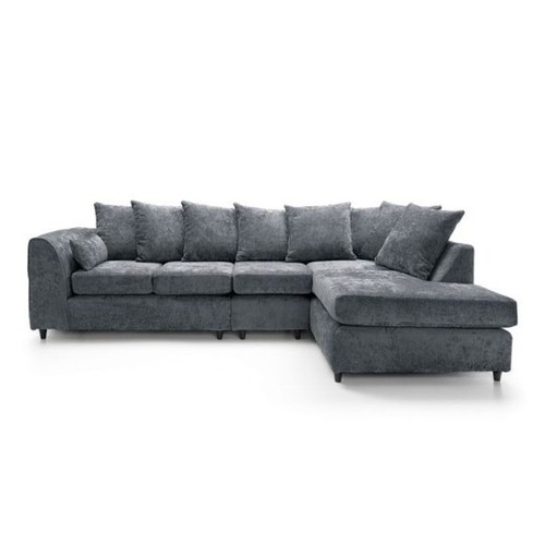 Corner dark grey couch 6 - dark,