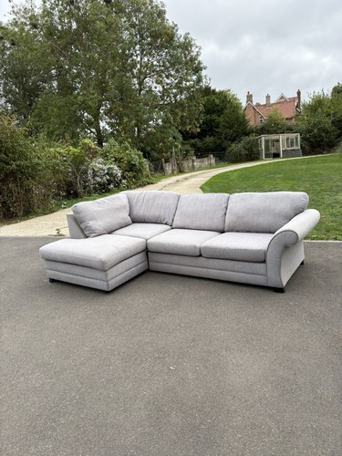Dfs grey fabric corner - fabric,
