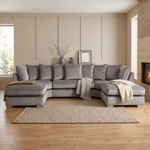 Bishop shape large sofa - u, &