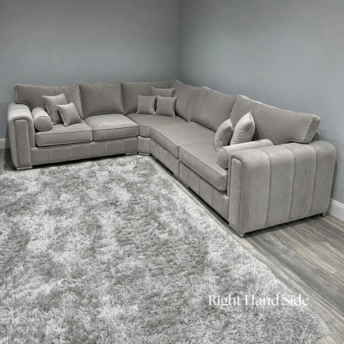 New milano shape corner sofa - new, l