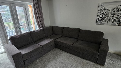 Large grey corner - large, bed