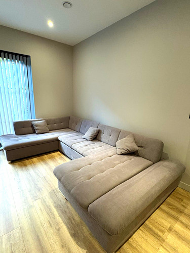 Sofa shape corner grey - shape, left