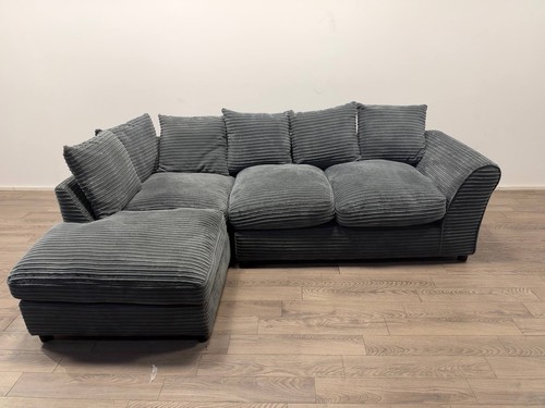 Harry grey fabric large - fabric, left