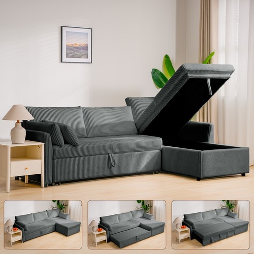 Seater sofa bed with storage - sofa,
