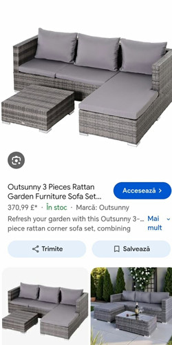 Outsunny piece rattan - outsunny, 3-piece