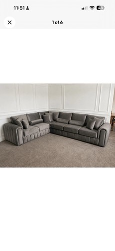 Luxury lilly corner sofa - luxury,