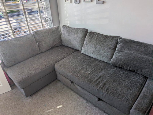 Ikea grey fabric corner - grey,
