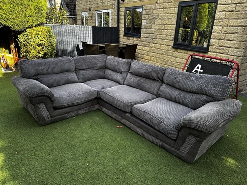 Grey corduroy corner - grey,