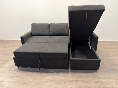 Reagan charcoal fabric right - charcoal,