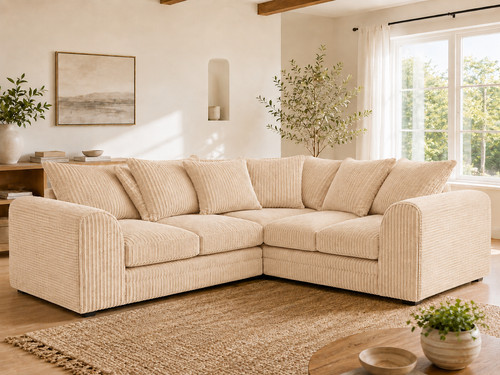 Jumbo cord corner sofa - cord, suite